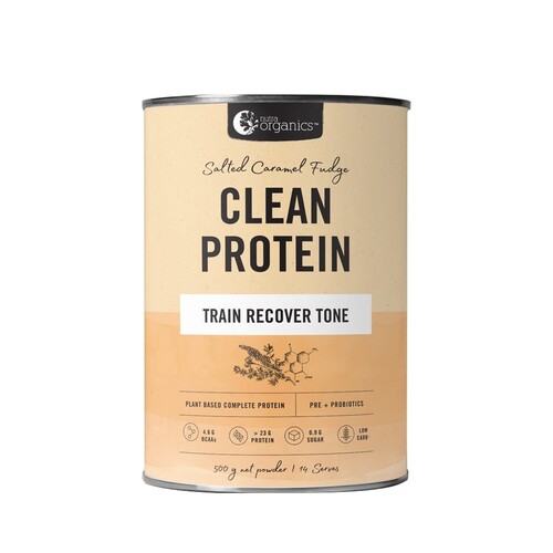 Nutra Organics Clean Protein Salted Caramel Fudge 500g
