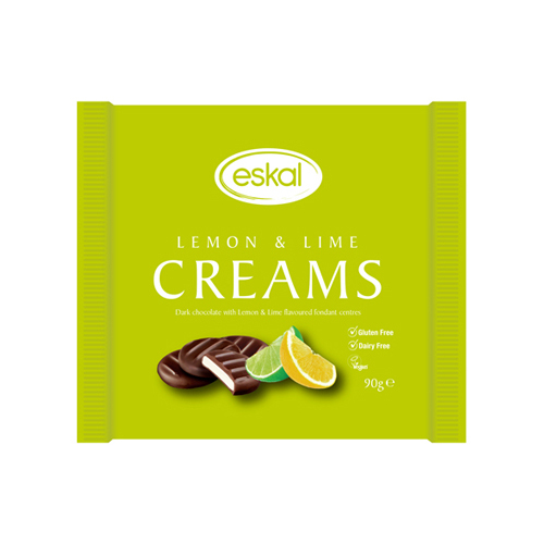 Eskal Dairy Free Choc Creams Lemon & Lime 90g