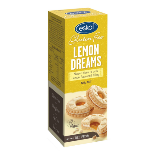 Eskal Gluten Free Lemon Dreams 125g