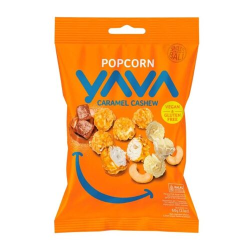 Yava Gluten Free Popcorn Caramel Cashew 60g