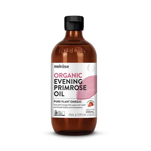 Melrose Organic Evening Primrose Oil Strawberry 200ml