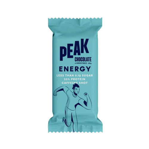 Peak Chocolate Dark Choc Bar Energy 80g