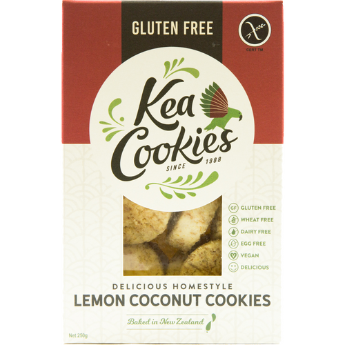 Kea Gluten Free Cookies Lemon Coconut 250g