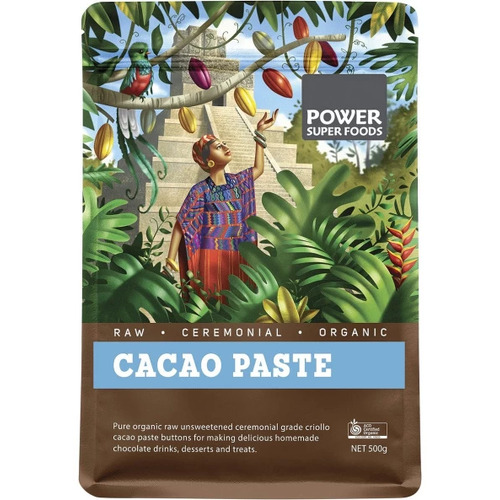Power Super Foods Organic Cacao Paste 500g
