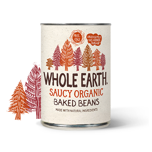 Whole Earth Organic Baked Beans In Tomato Sauce 400g