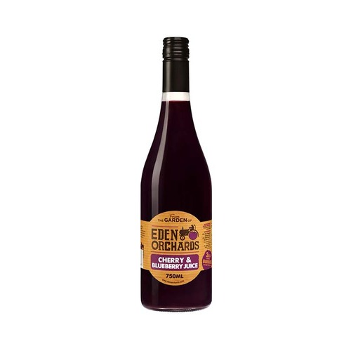 Eden Orchards Pure Cherry & Blueberry Juice 750ml
