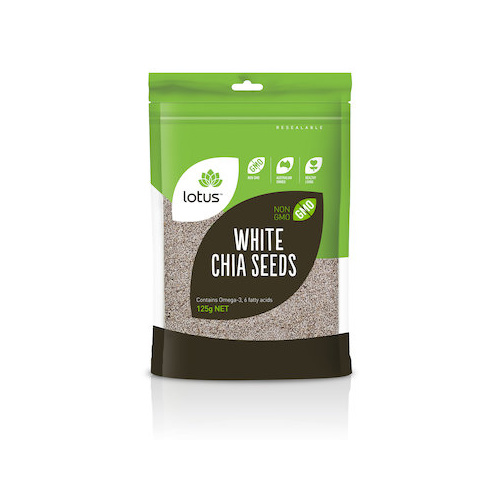 Lotus Chia Seeds White Bag 125g