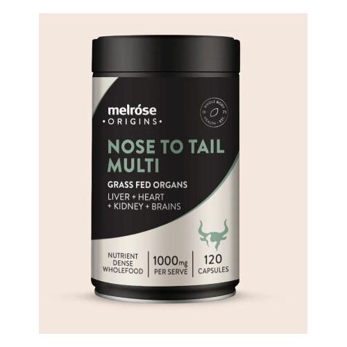 Melrose Nose to Tail Multi Organs 1000mg (120 Capsules)