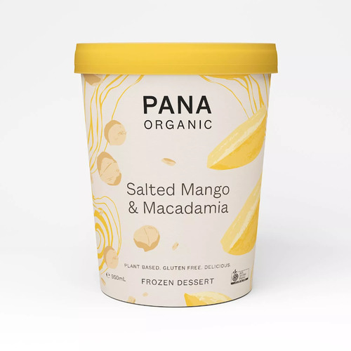 Pana Organic Salted Mango Macadamia Ice Cream 950ml