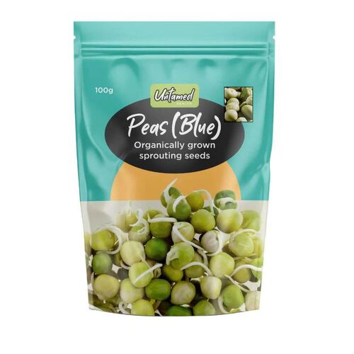 Untamed Health Organic Sprouting Peas (Blue) 100g