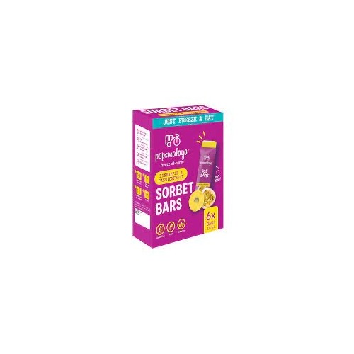Popsmalaya Sorbet Bars Pineapple & Passionfruit (6x45ml) 270ml