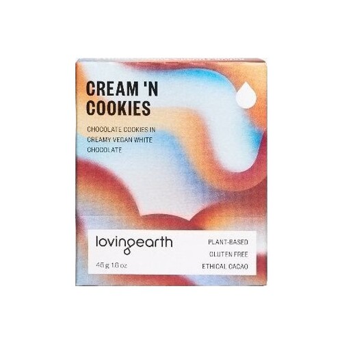 Loving Earth Cream N Cookies Chocolate 45g