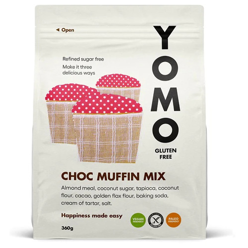 Yomo Gluten Free Choc Muffin Mix 360g