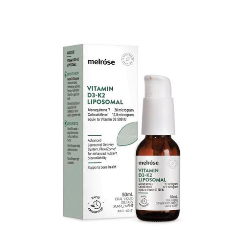 Melrose Vitamin D3-K2 Liposomal 50ml