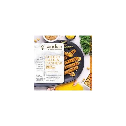 Syndian Cheezy Kale Cashew Sausage (6 pack) 300g