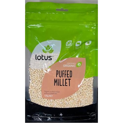 Lotus Organic Puffed Millet 125g