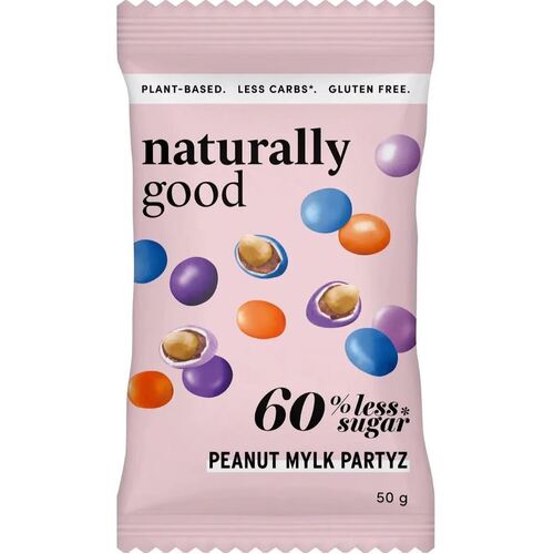 Naturally Good Mylk Partyz 60% Peanut 50g