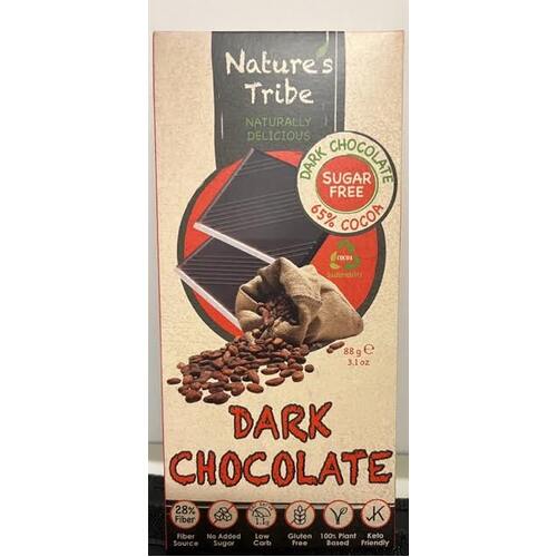Natures Tribe SF Dark Chocolate 88g
