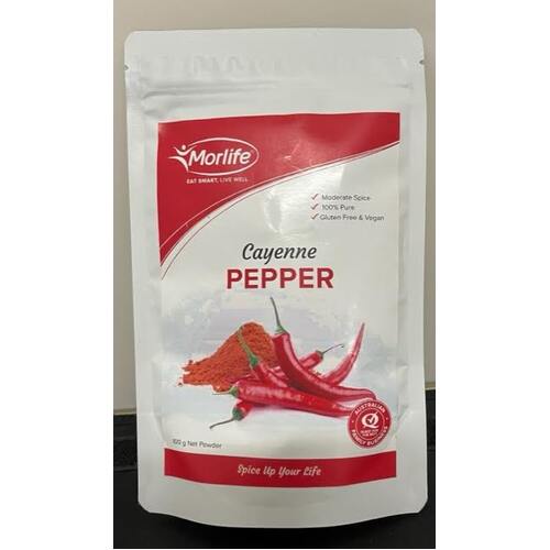 Morlife Ground Cayenne Pepper 100g