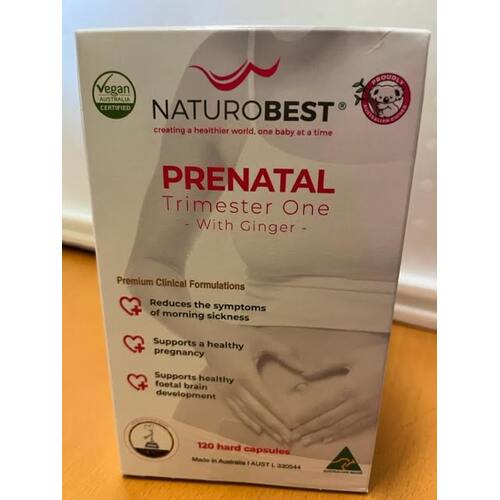 Naturobest Prenatal Trimester One with Ginger 120c