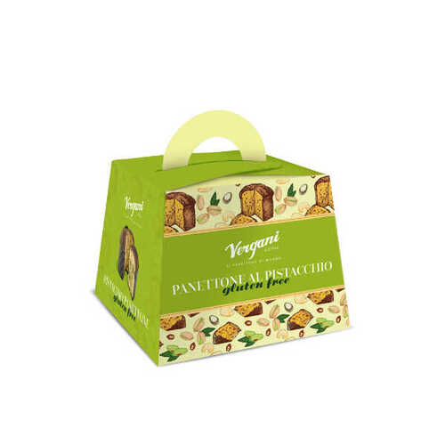 Vergani Panettone Gluten Free With Pistachio Cream 600g