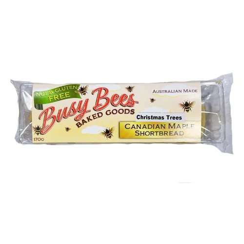 Busy Bees Maple Shortbread Biscuit (10 Pack) 170g