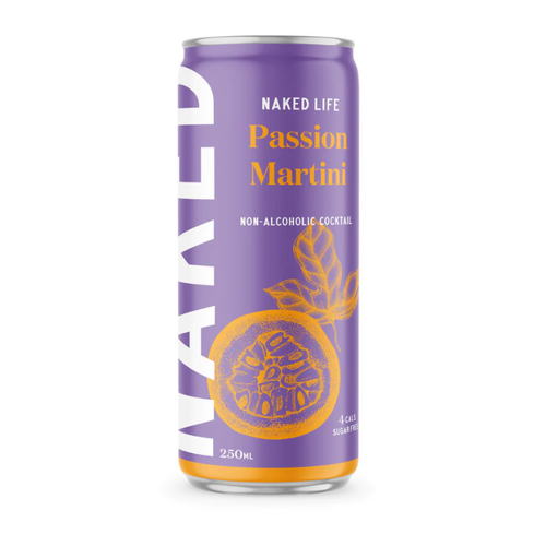 Naked Life Non Alcoholic Passion Martini Cocktail 250mL