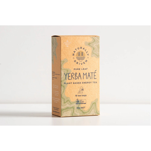 Naturally Driven Organic Yerba Mate Tea Pure Leaf x18