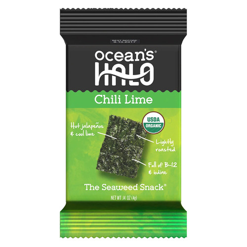 Ocean's Halo Seaweed Snacks Chilli Lime 4g
