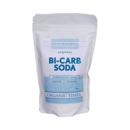 Organic Times Organic Bi-Carb Soda Pharmaceutical Grade 500g