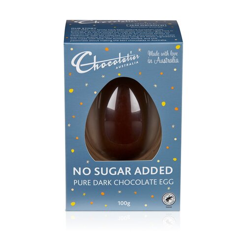 Chocolatier (No sugar added) Pure dark chocolate egg 100g
