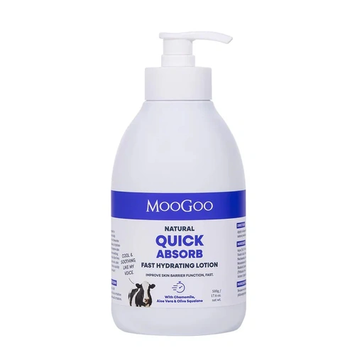 MooGoo Natural Quick Absorb Lotion 500g