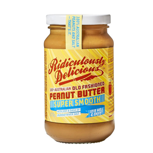 Ridiculously Delicious Super Smooth peanut butter 375g