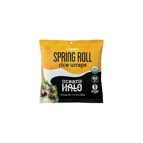 Ocean's Halo Organic Spring Roll Rice Wraps (10 sheets)