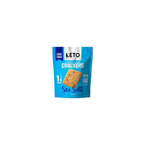 Keto Naturals Almond Flour Crackers Sea Salt 64g