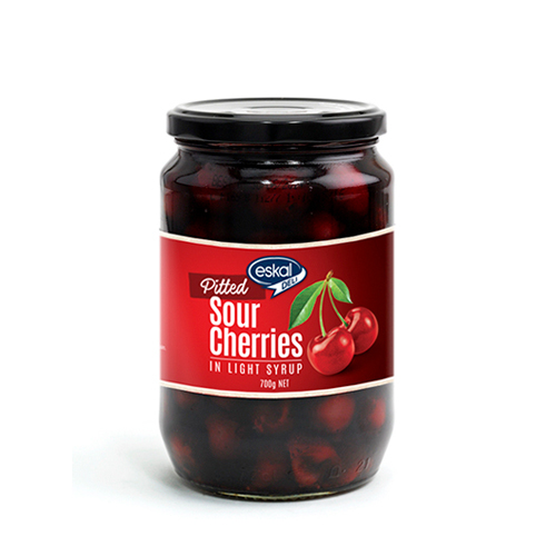 Eskal Pitted Sour Cherries In Light Syrup 700g