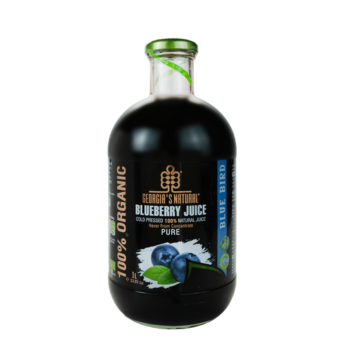 Georgias Natural Organic Blueberry Juice 1L x6