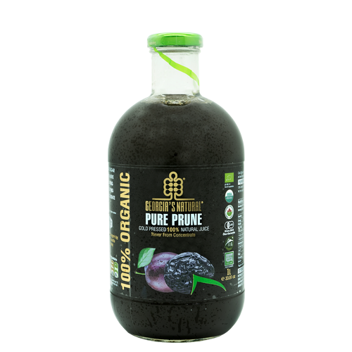 Georgias Natural Organic Pure Prune Juice 1L x6