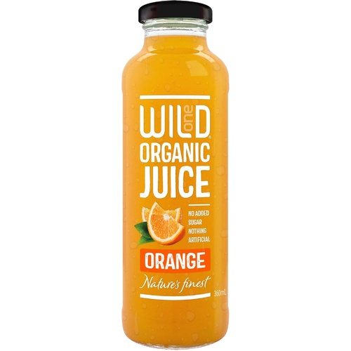 Wild One Organic Orange Juice 360ml