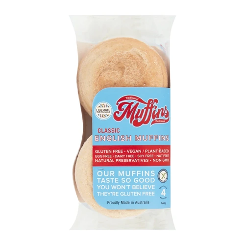 Liberate Gluten Free English Muffins 340g