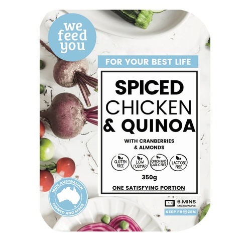 We Feed You Chicken with Spiced Carrots & Quinoa 350g