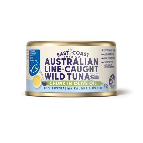 East Coast Tuna Co. Wild Tuna Chunk in Olive Oil 95g