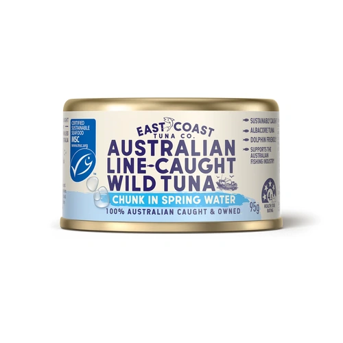East Coast Tuna Co. Wild Tuna in Springwater 95g