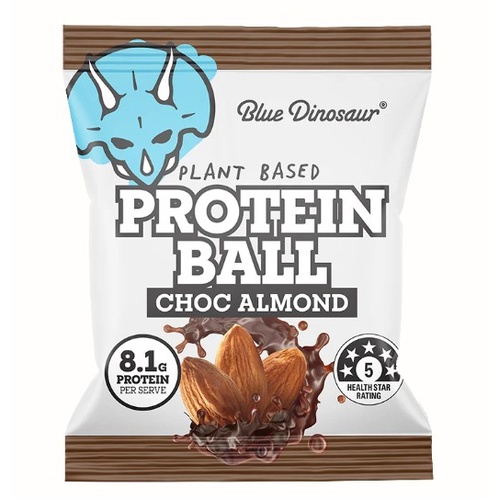 Blue Dinosaur Protein Ball Choc Almond 40g