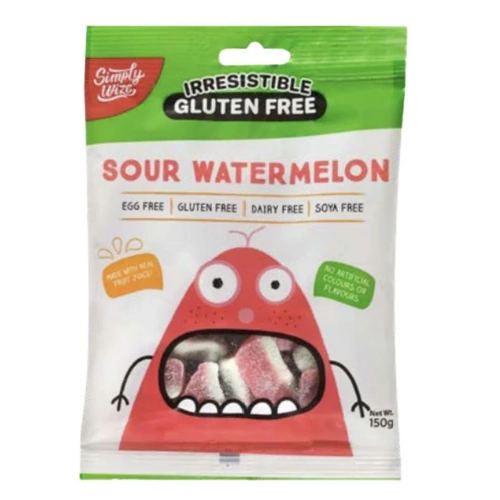 Simply Wize Irresistible Gluten Free Sour Watermelon 150g