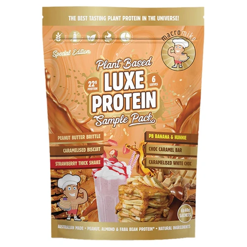 Macro Mike Luxe Plant Protein Sample Pack 6x40g 240g