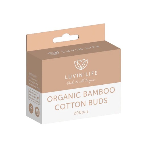 Luvin' Life Bamboo Cotton Buds - White 200p
