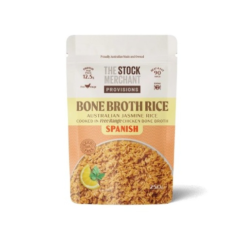 The Stock Merchant Bone Broth Spanish Rice 250g