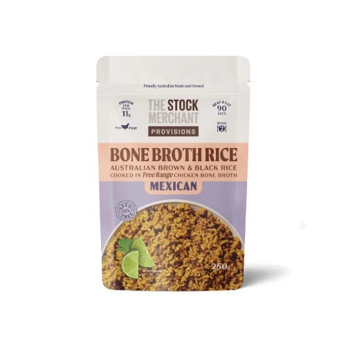 The Stock Merchant Bone Broth Mexican Rice 250g