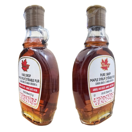 Clearys Grade A Pure Canadian Maple Syrup 236ml